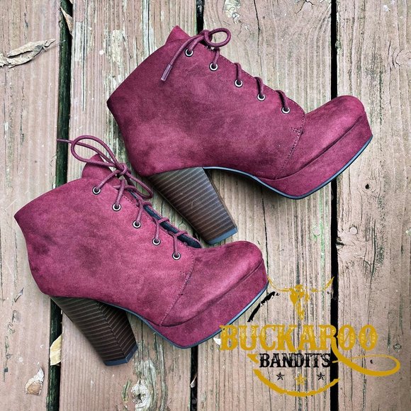 Chunky Heel Booties - Picture 5 of 6